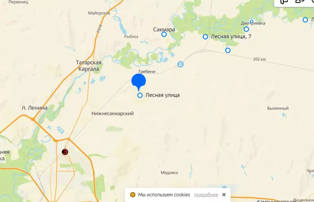 Участок в Оренбургская область, Сакмарский район, Беловский сельсовет, ... - Фото 1