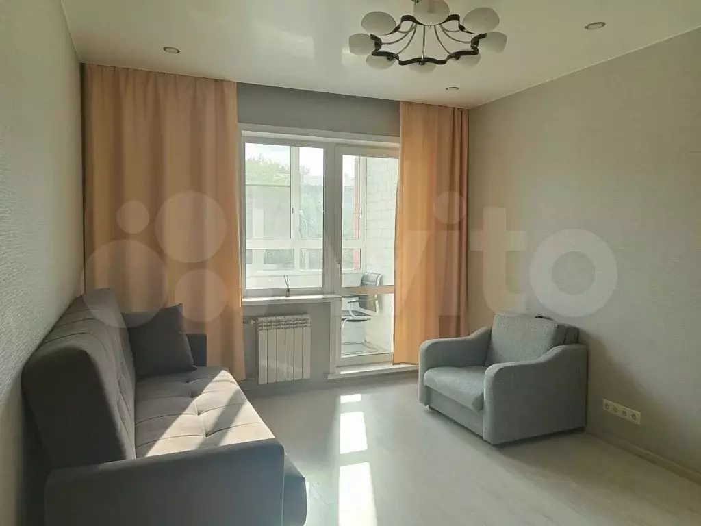 1-к. квартира, 34,3 м, 4/8 эт. - Фото 0