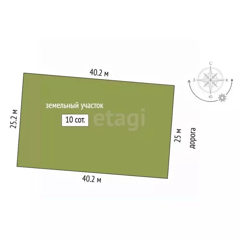 Участок в Тюменская область, Нижнетавдинский муниципальный округ, ... - Фото 1