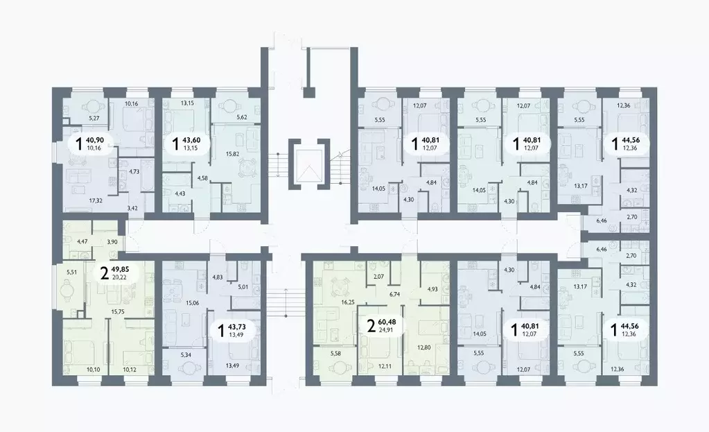 1-к кв. Брянская область, Брянский район, пос. Мичуринский, ... - Фото 2