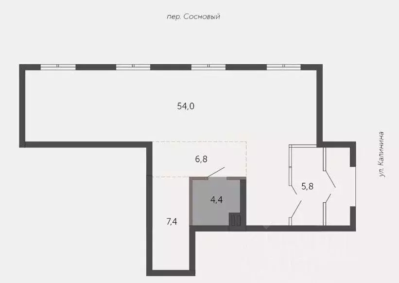 Торговая площадь в Свердловская область, Екатеринбург ул. Калинина, 79 ... - Фото 2