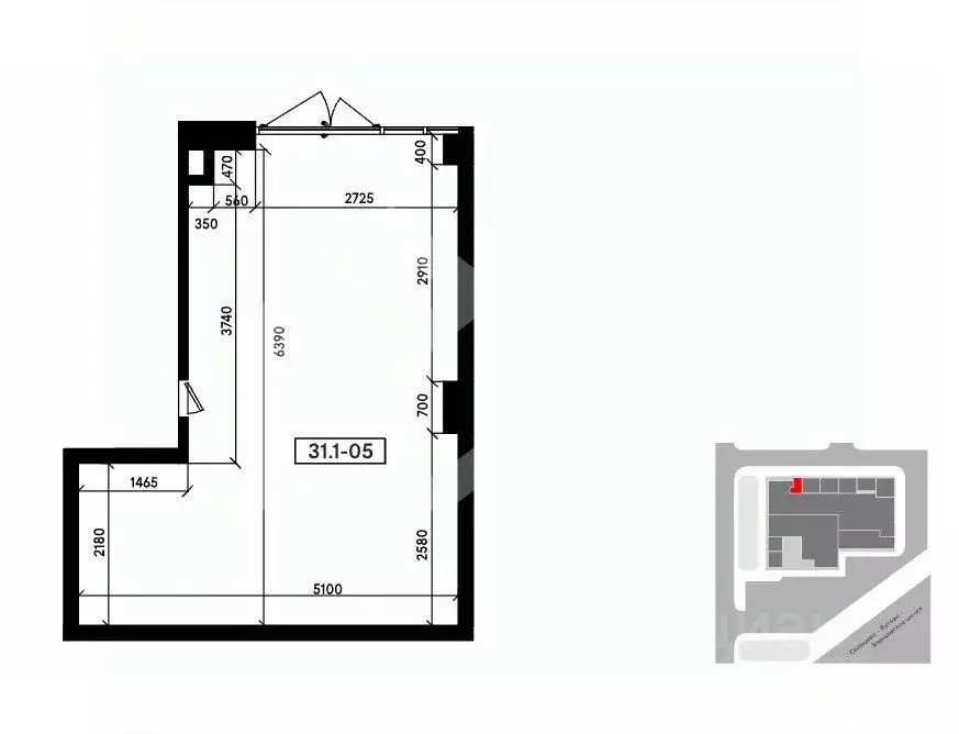 Торговая площадь в Москва № 173 кв-л,  (27 м) - Фото 2