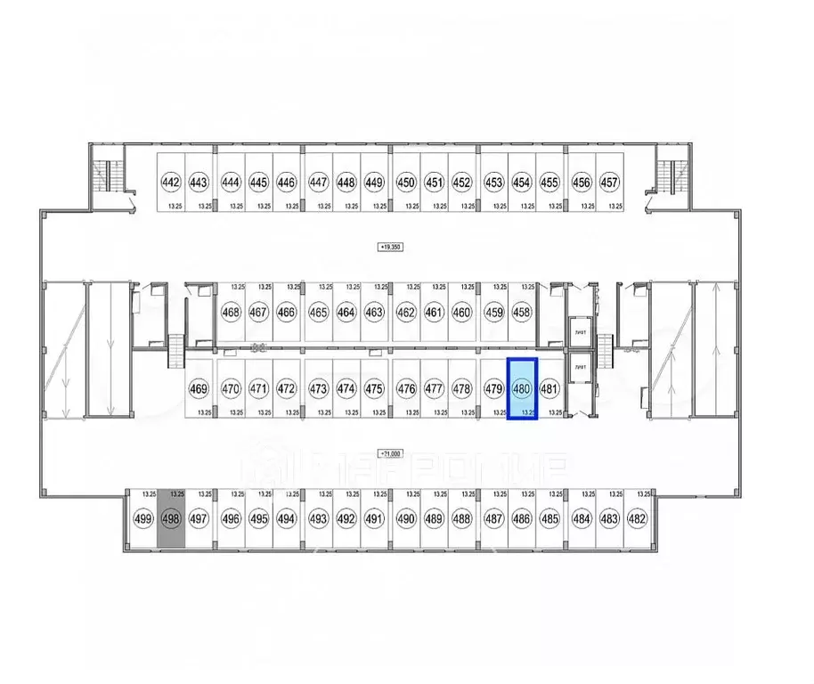 Машиноместо, 13 м - Фото 0