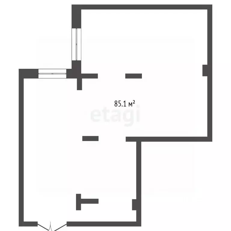 Помещение свободного назначения в Тюменская область, Тюмень Причальная ... - Фото 1