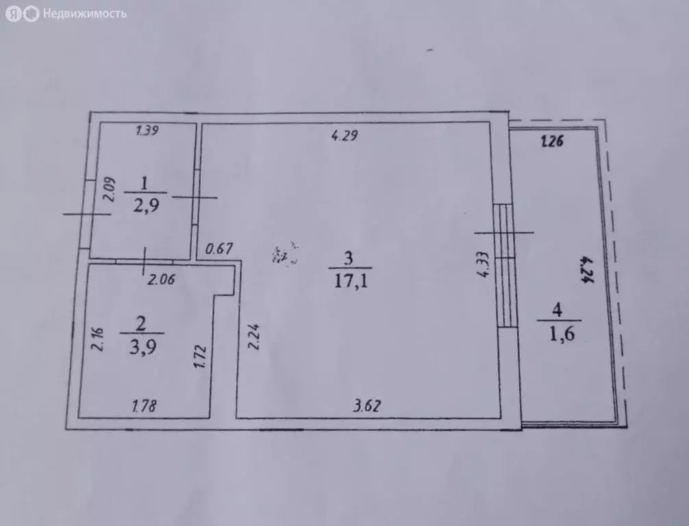 Квартира-студия: Кемерово, улица Ворошилова, 36Б (30 м) - Фото 0