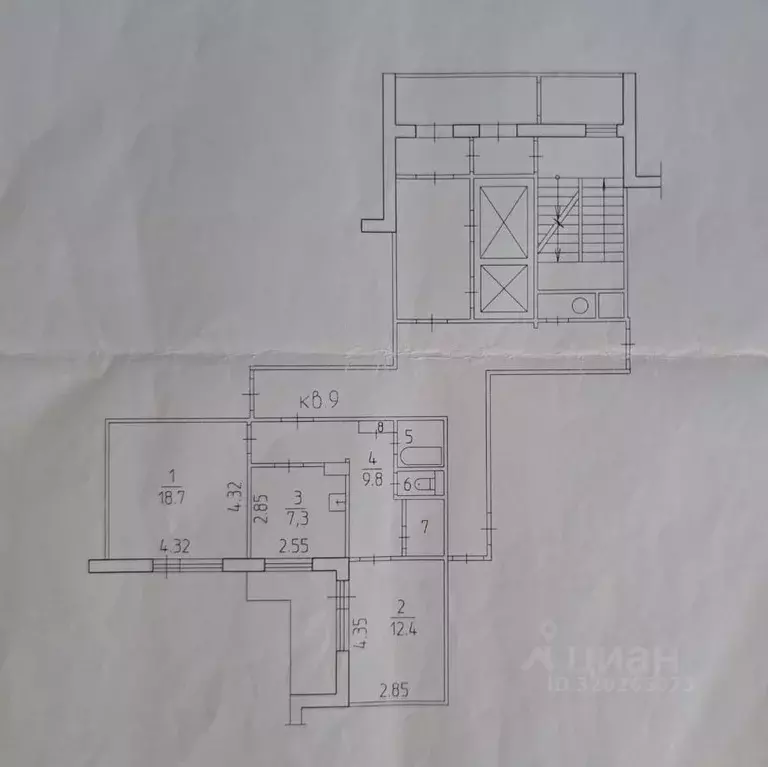2-к кв. Пермский край, Пермь ул. Максима Горького, 41 (54.1 м) - Фото 1