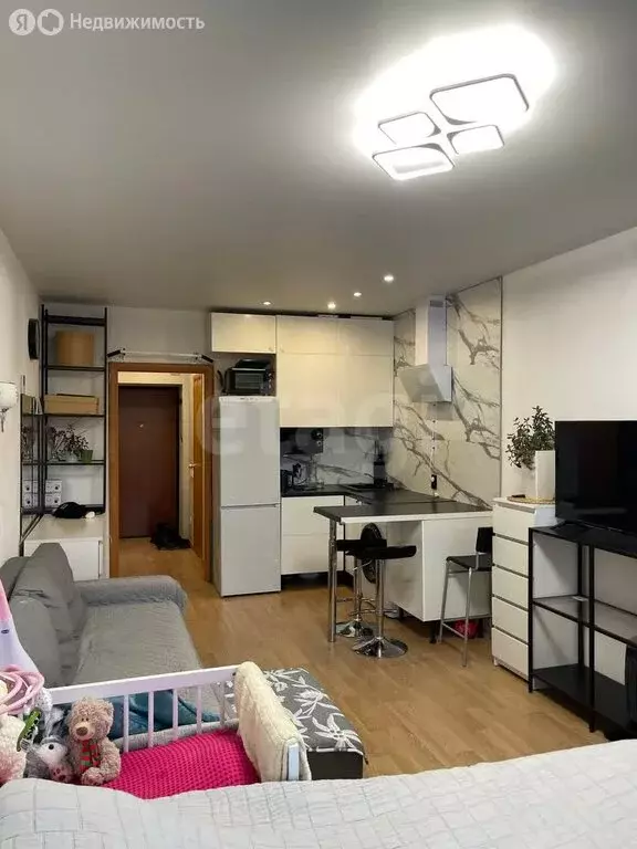 Квартира-студия: Ухта, набережная Газовиков, 5 (28.1 м) - Фото 1
