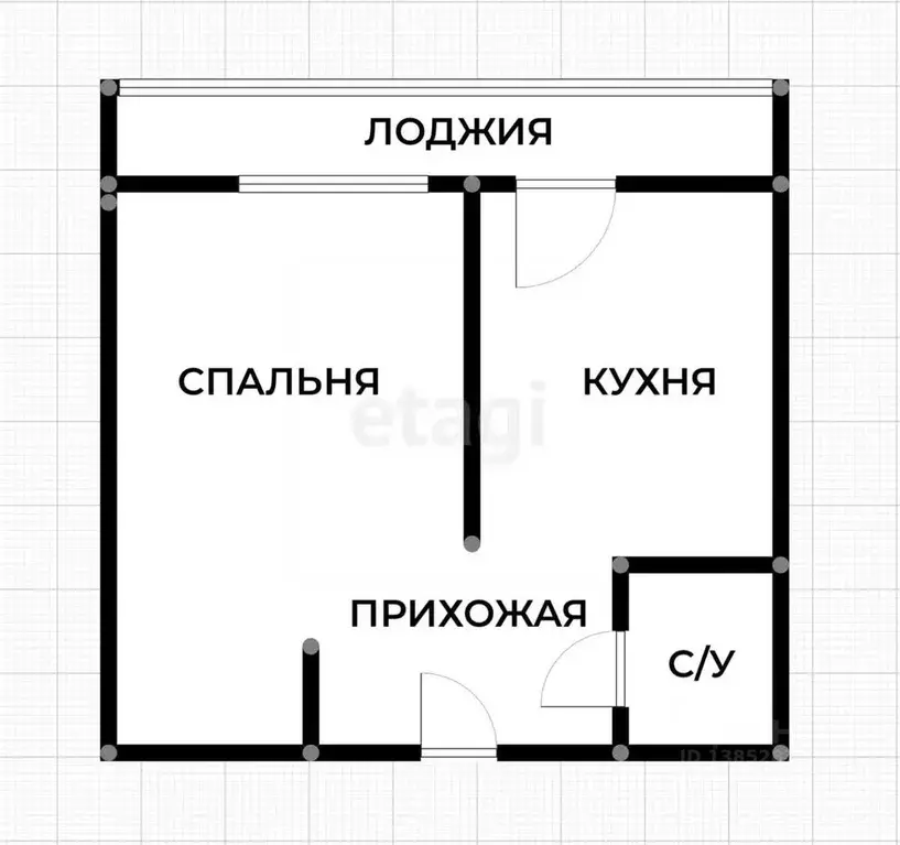 1-к кв. Приморский край, Владивосток Южно-Уральская ул., 5 (34.9 м) - Фото 0