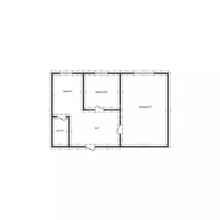 1-к кв. Дагестан, Махачкала ул. Времена Года, 5 (44.0 м) - Фото 2