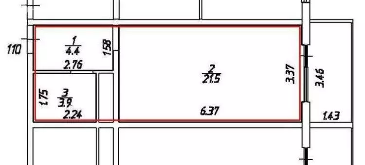 1-комнатная квартира: Краснодар, улица Автолюбителей, 1/1 (34.7 м) - Фото 0