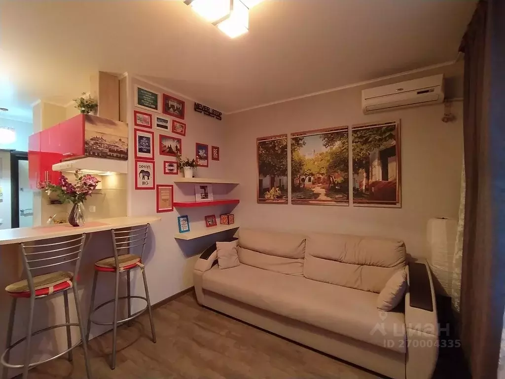 1-к кв. Ростовская область, Ростов-на-Дону просп. Солженицына, 24/23 ... - Фото 1