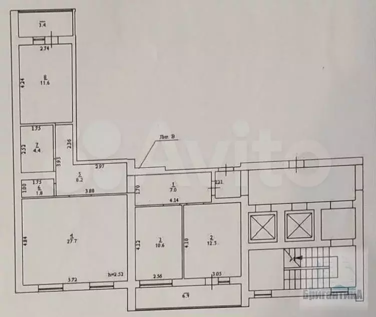 3-к. квартира, 83,8 м, 8/10 эт. - Фото 0