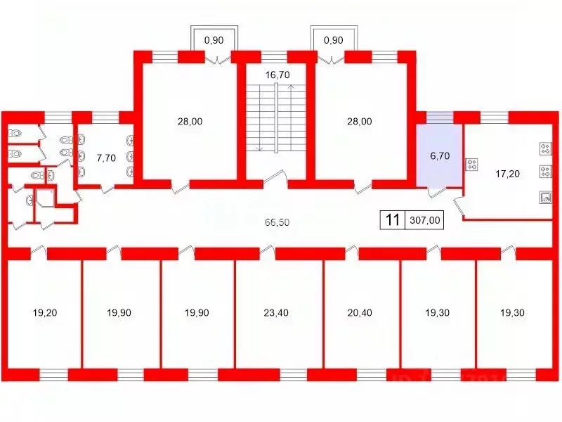 Комната Санкт-Петербург просп. Непокоренных, 8 (6.7 м) - Фото 2