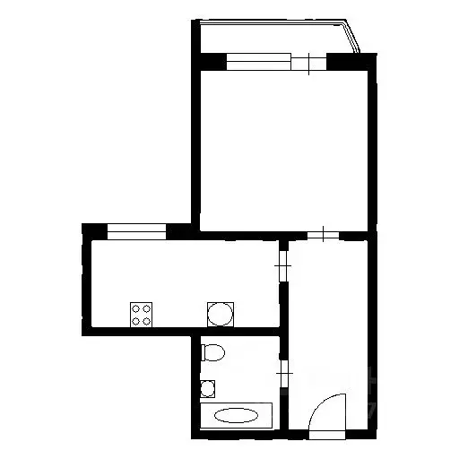 1-к кв. Воронежская область, Воронеж бул. Олимпийский, 12 (40.0 м) - Фото 2