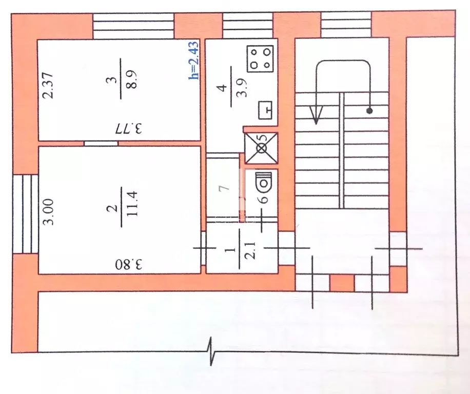 2-к кв. Амурская область, Благовещенск Пионерская ул., 71/3 (29.0 м) - Фото 1