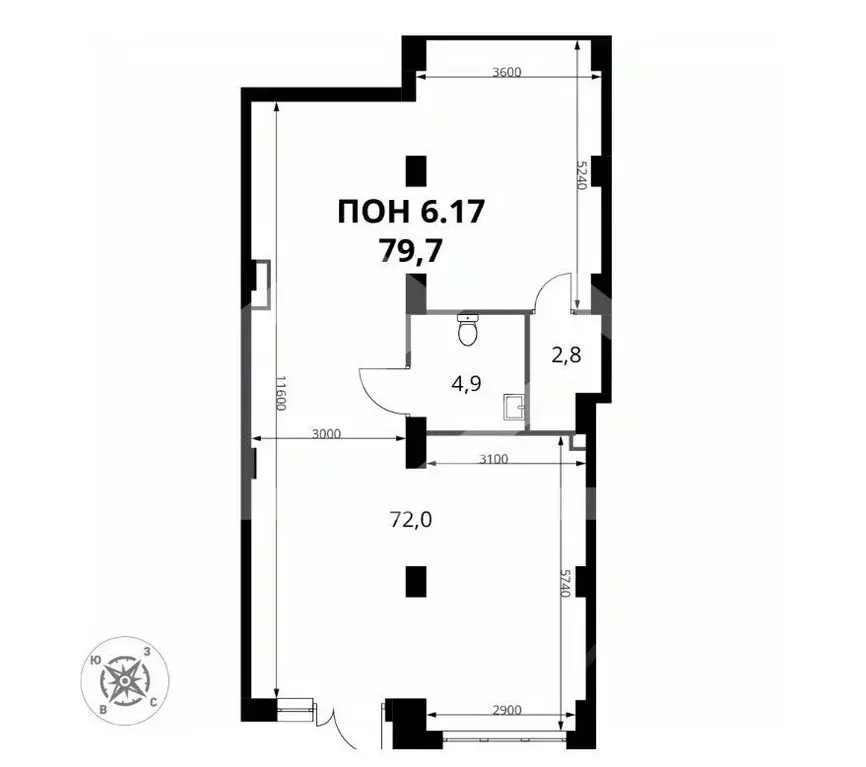 Торговая площадь в Московская область, Ленинский городской округ, пос. ... - Фото 2