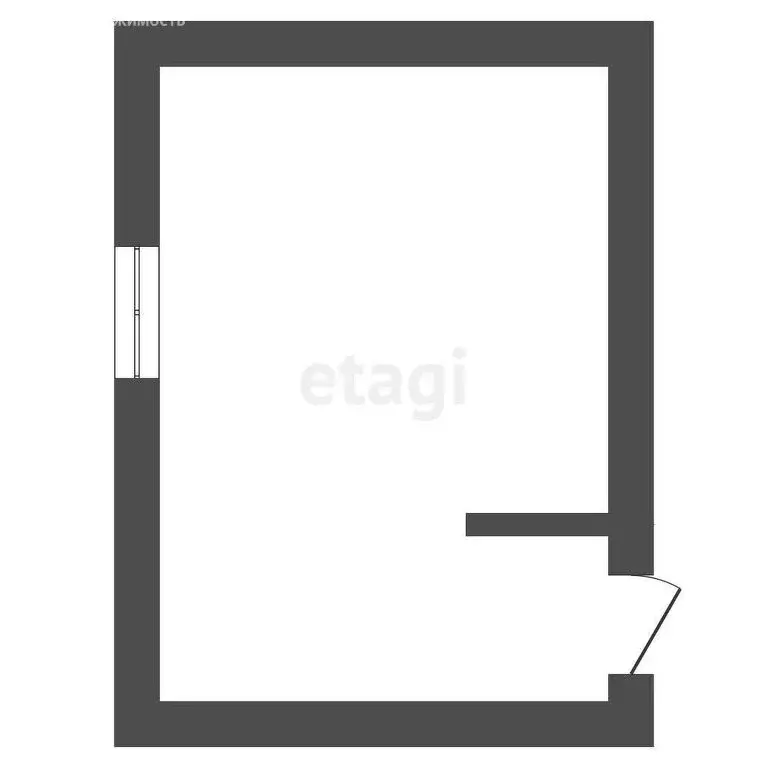 1к в -комнатной квартире (17.6 м) - Фото 1