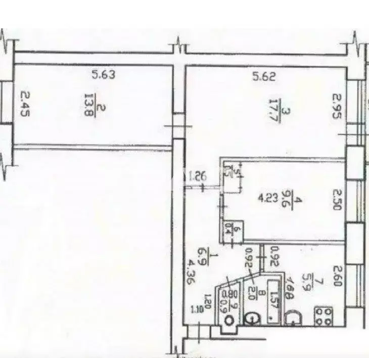 3-комнатная квартира: Воронеж, Липецкая улица, 122 (56 м) - Фото 1