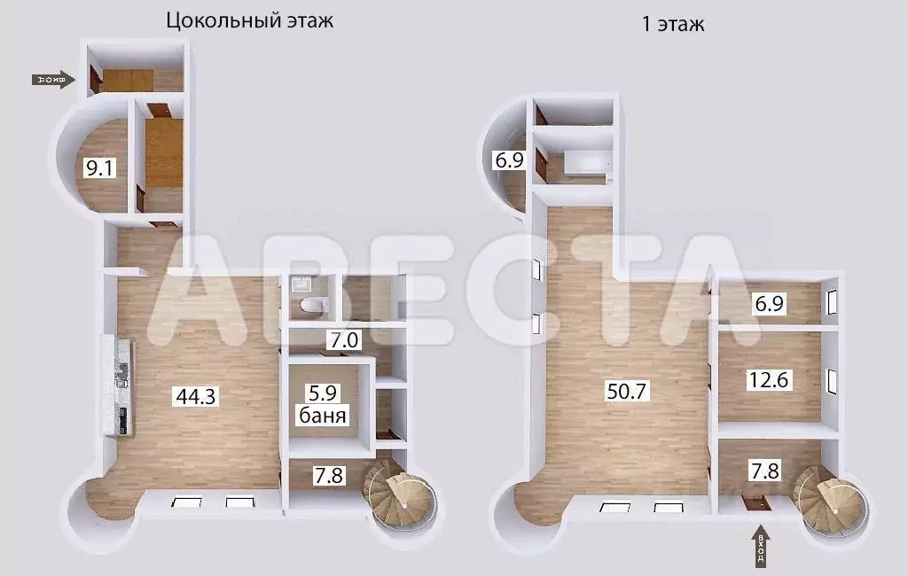 Коттедж в Омская область, Омск ул. Олега Кошевого (185 м) - Фото 1