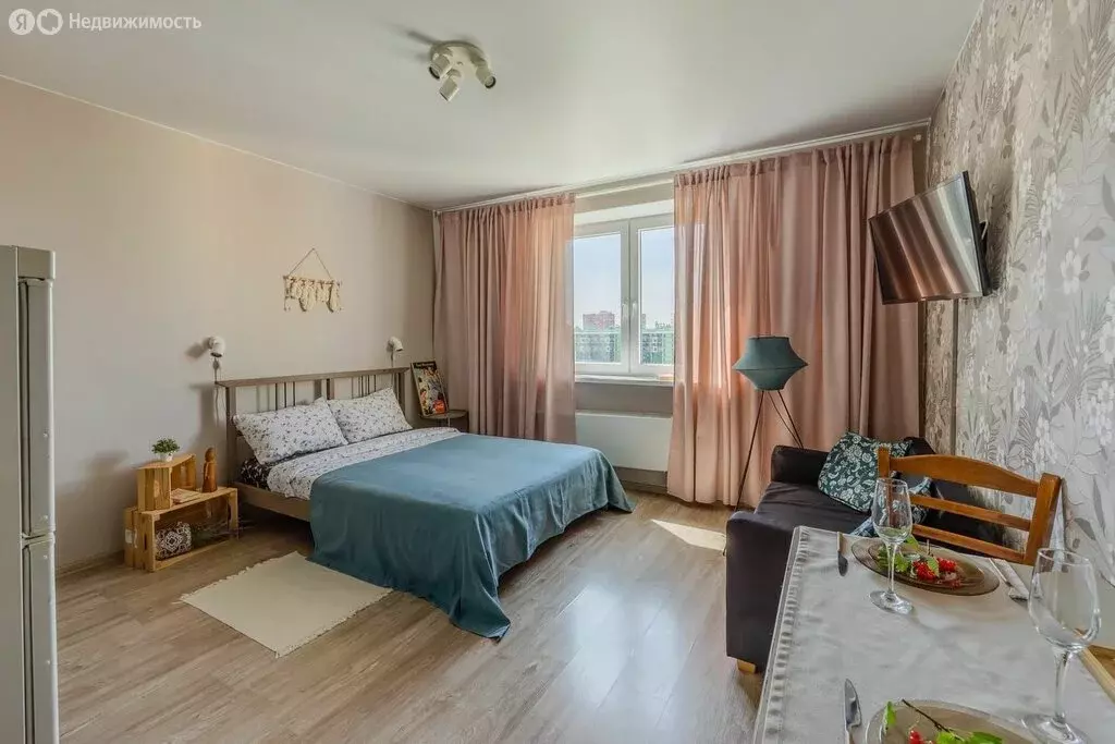 Квартира-студия: Санкт-Петербург, проспект Королёва, 62 (24 м) - Фото 1