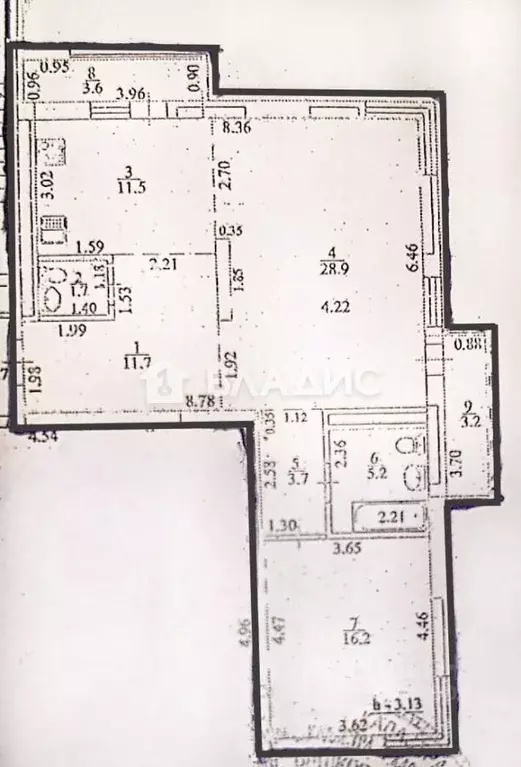 2-к кв. Башкортостан, Уфа ул. Менделеева, 152/4 (78.9 м) - Фото 1