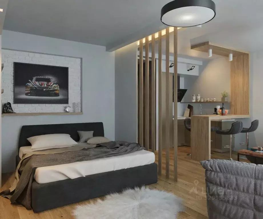 1-к кв. Санкт-Петербург Новгородская ул., 23 (46.3 м) - Фото 2