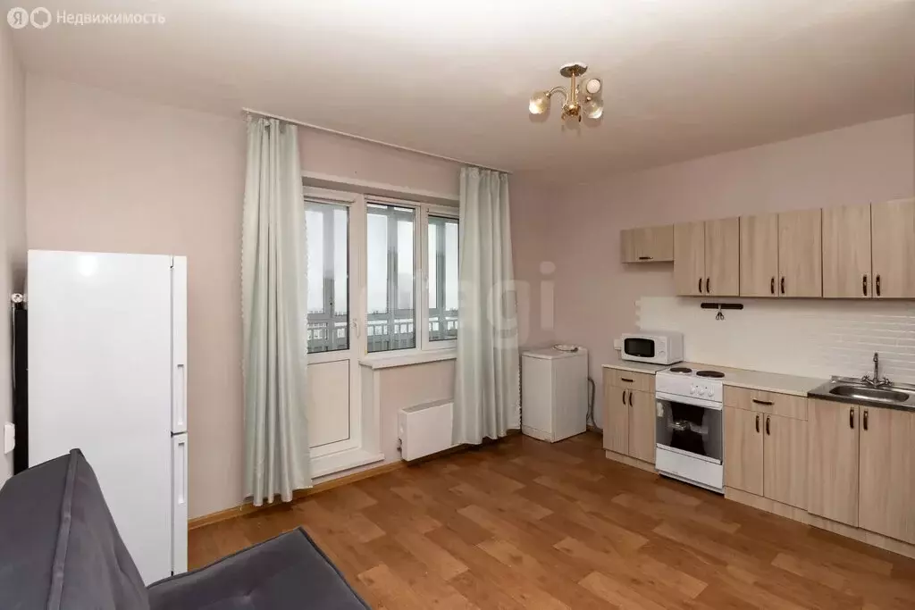 Квартира-студия: Красноярск, улица Партизана Железняка, 61 (24 м) - Фото 1