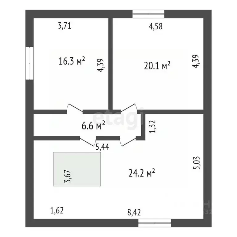 Дом в Красноярский край, Красноярск Анабарская ул., 3 (208 м) - Фото 2