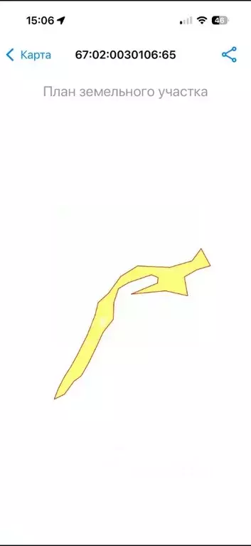 Участок в Смоленская область, д. Комягино ул. Имени Кудинова (12325.0 ... - Фото 2