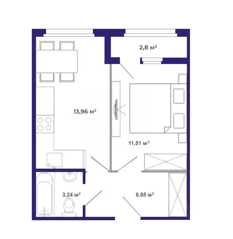 1-к кв. Иркутская область, Иркутский муниципальный округ, Маркова рп, ... - Фото 1