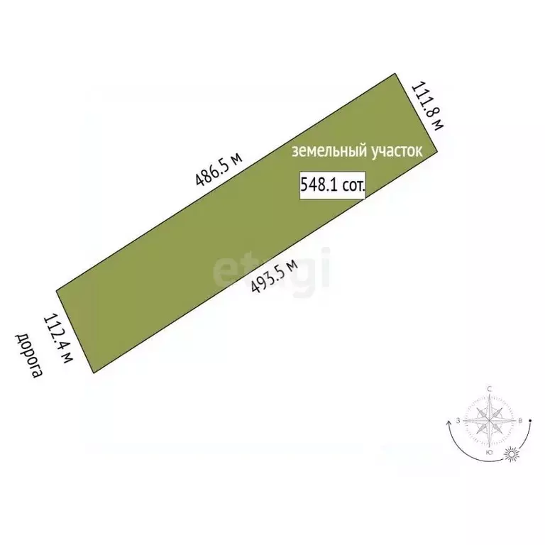 Участок в Крым, Черноморский район, Оленевское с/пос, с. Оленевка  ... - Фото 1