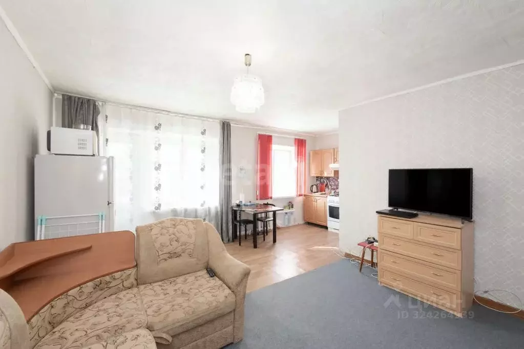 1-к кв. Хабаровский край, Солнечный рп ул. Строителей, 23А (32.0 м) - Фото 1