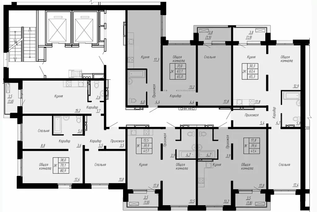 2-к кв. Ленинградская область, Тельмана Тосненский район, Сибирь жилой ... - Фото 2