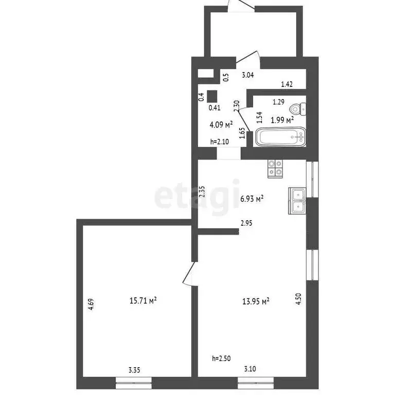Дом в Ульяновск, Вокзальная улица (44 м) - Фото 2