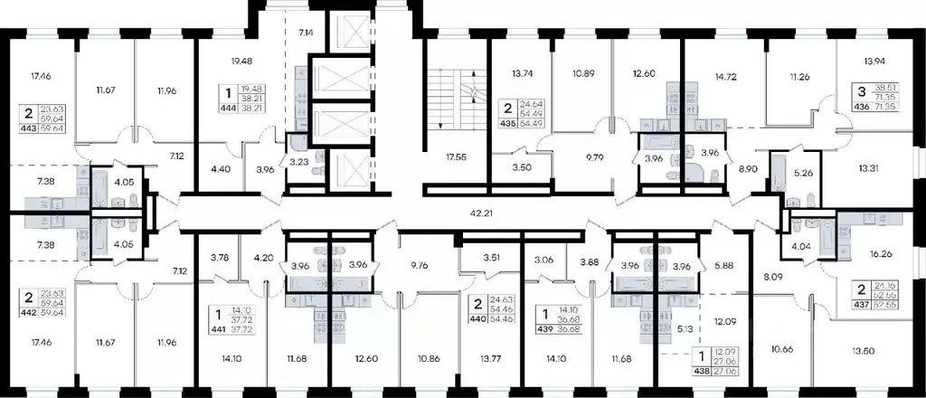 Студия Приморский край, Владивосток ул. Тухачевского, 80 (38.21 м) - Фото 2