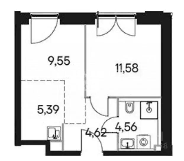 2-к кв. Москва Дмитровское ш., 89 (36.0 м) - Фото 1