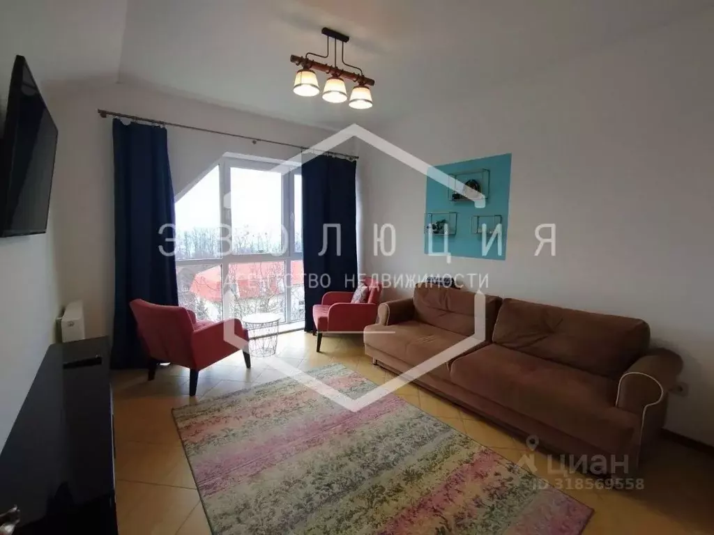 2-к кв. Калининградская область, Янтарный пгт ул. Балебина, 27 (50.0 ... - Фото 1