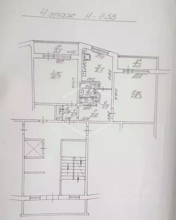 2-к кв. Калининградская область, Калининград Сельма мкр, бул. Франца ... - Фото 2