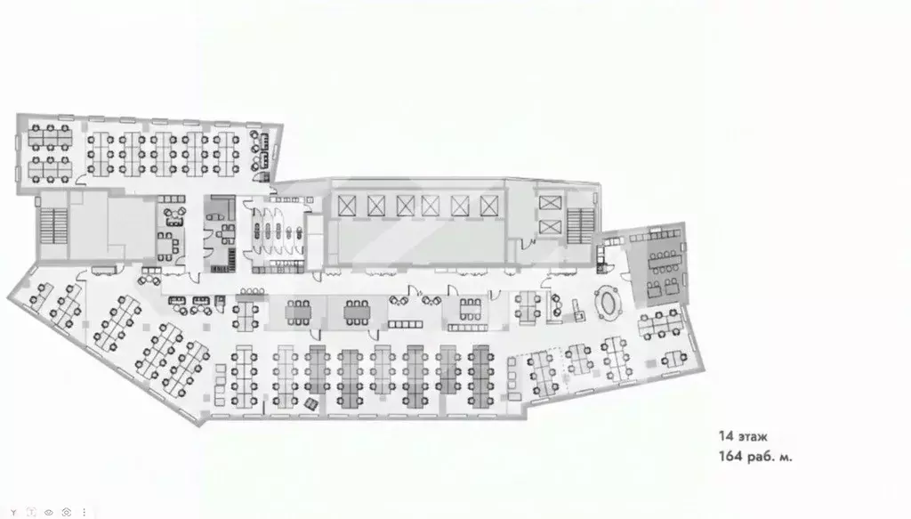 Помещение свободного назначения в Москва ул. Сущевский Вал, 18 (3924 ... - Фото 2