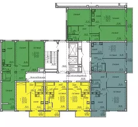 3-к кв. Пензенская область, Пенза ул. Генерала Глазунова, 11 (79.14 м) - Фото 2
