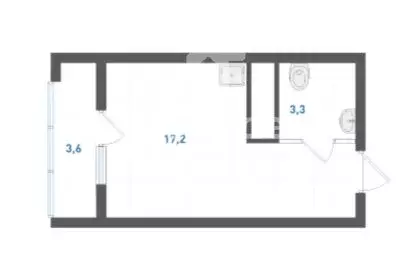 Квартира-студия: Екатеринбург, улица Крауля, 107/4 (22.8 м) - Фото 1