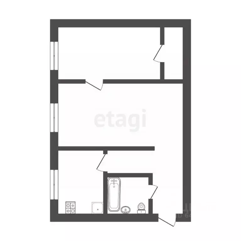 2-к кв. Алтайский край, Бийск ул. Декабристов, 19 (44.5 м) - Фото 1