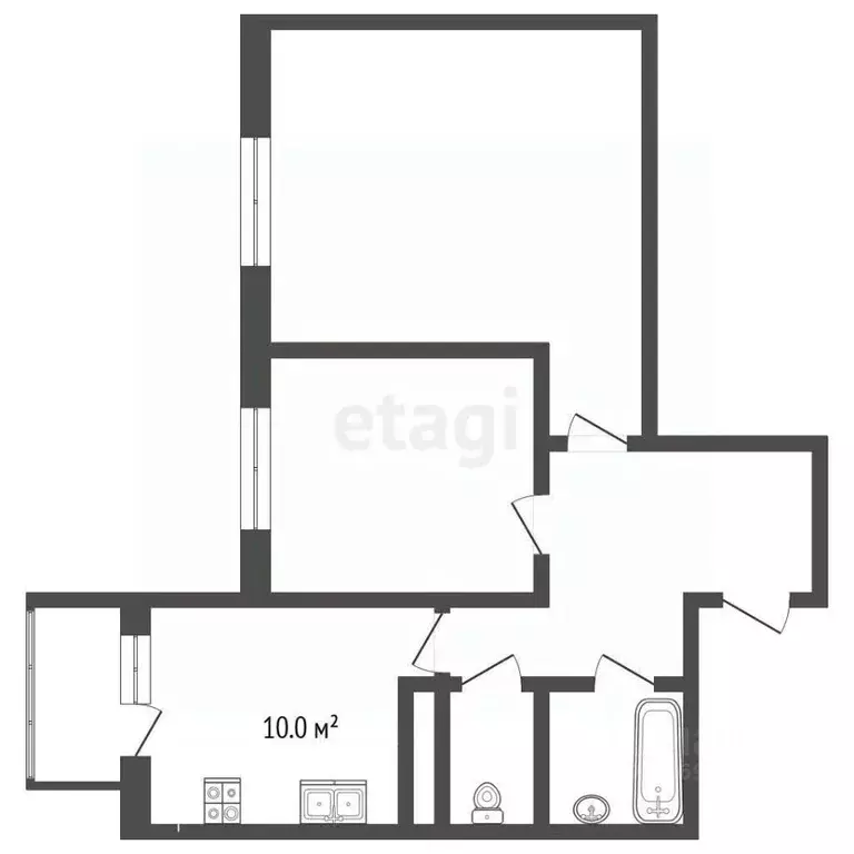 2-к кв. Московская область, Химки Клязьма кв-л, ул. Летчика Ивана ... - Фото 2