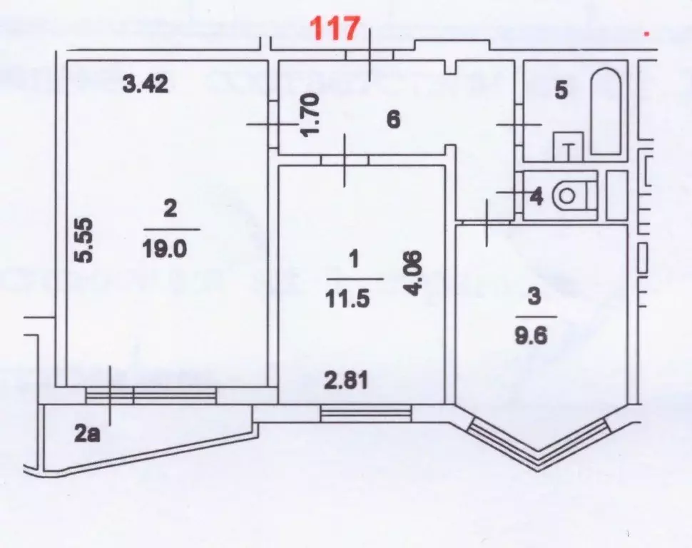 2-к кв. Москва Рубцовская наб., 4К2 (51.0 м) - Фото 2