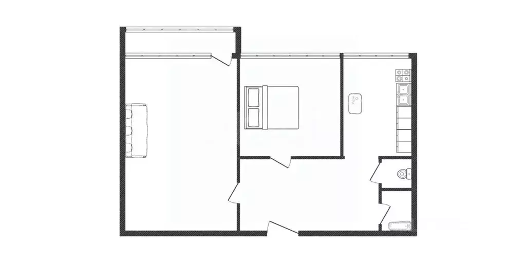 2-к кв. Смоленская область, Ярцево ул. Старозавопье, 13 (47.2 м) - Фото 2