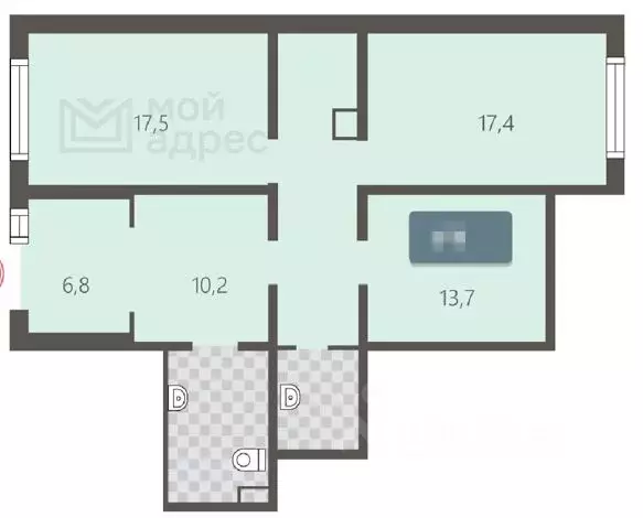 Помещение свободного назначения в Москва ул. Маресьева, 10к2 (90 м) - Фото 2