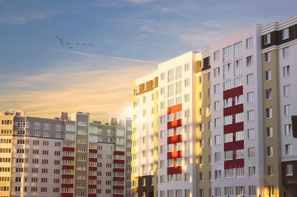 2-к кв. Калининградская область, Калининград ул. Кипарисовая, 1 (60.0 ... - Фото 1