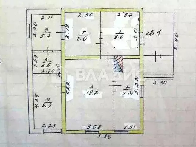 3-к. квартира, 75,1 м, 1/1 эт. - Фото 0