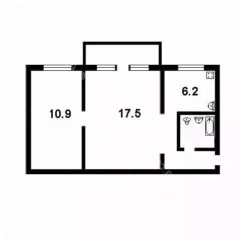 2-к кв. Хабаровский край, Хабаровск ул. Лермонтова, 1Г (43.0 м) - Фото 1