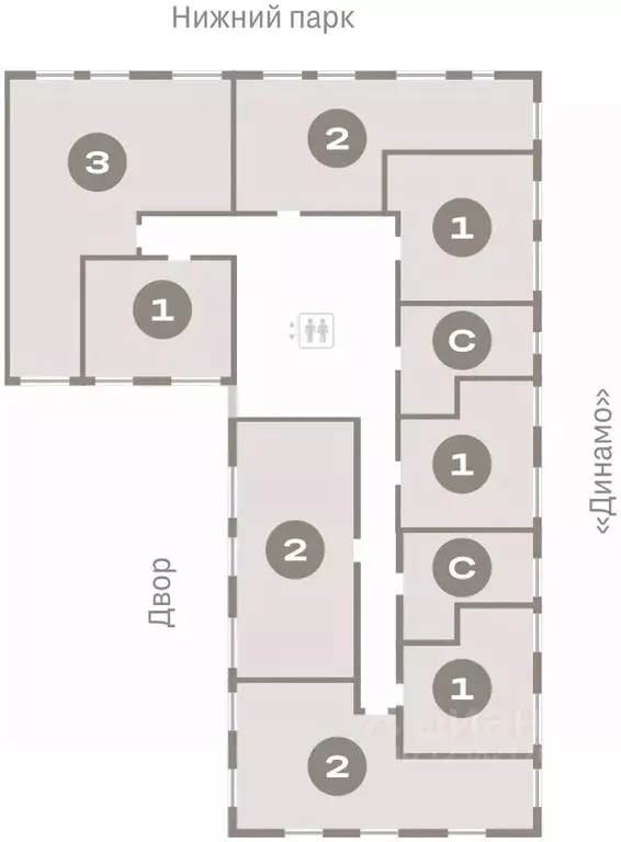 3-к кв. Липецкая область, Липецк пл. Петра Великого, 1 (88.15 м) - Фото 1